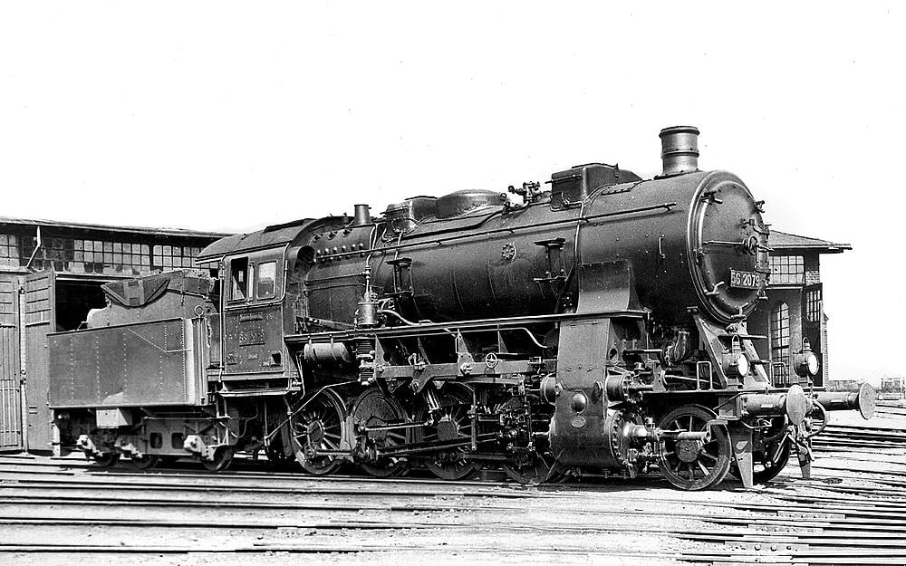 Rivarossi HR2891ACS DRG, steam locomotive class 56.20, 3-dome boiler, ep. II, AC sound decoder, Steam Locomotive
