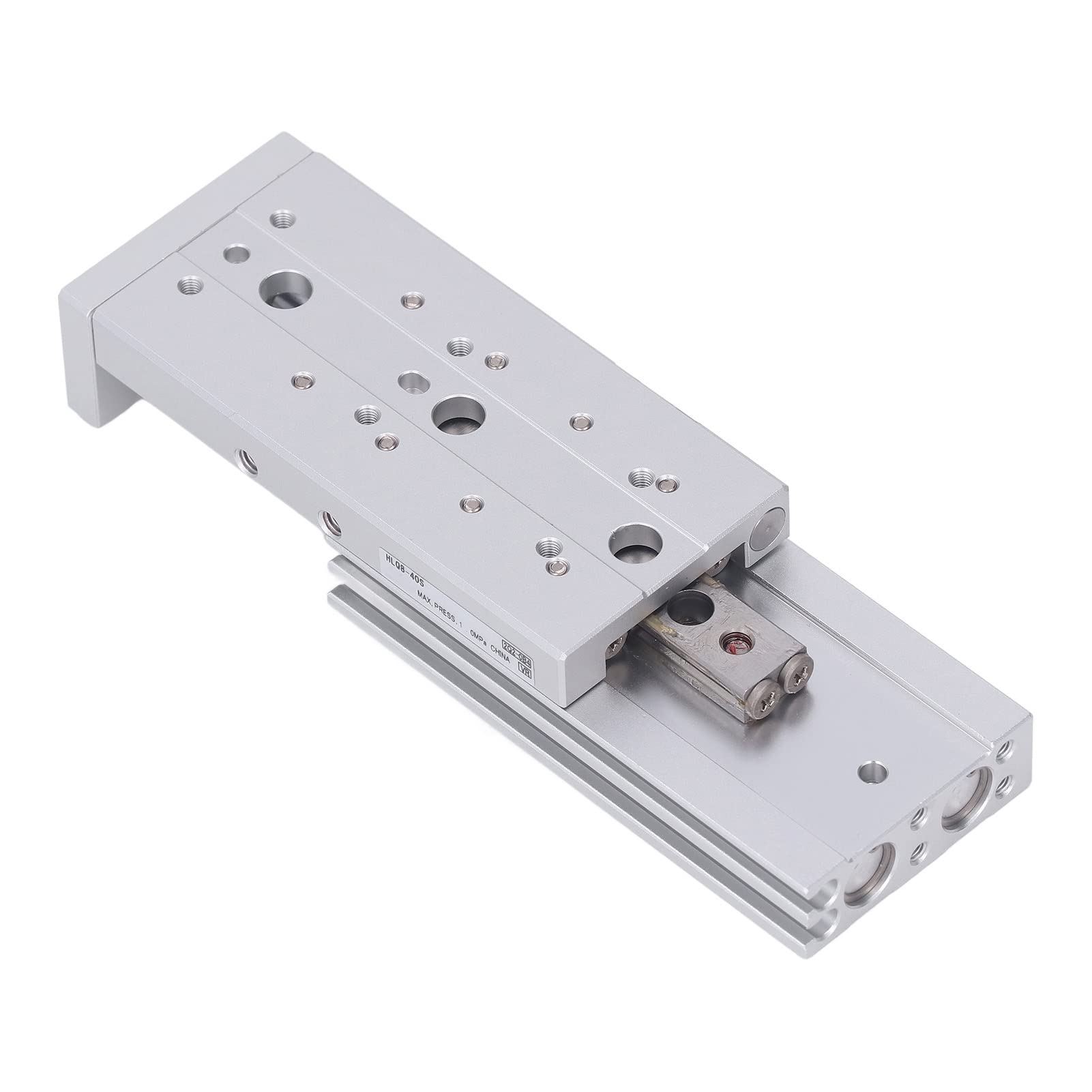 Ubersweet® Double Rod Pneumatic Cylinder, M5 Aluminum Alloy, Stainless Steel, High Strength Pneumatic Cylinder, Rust Resistance for Dryer (HLQ8-30S)