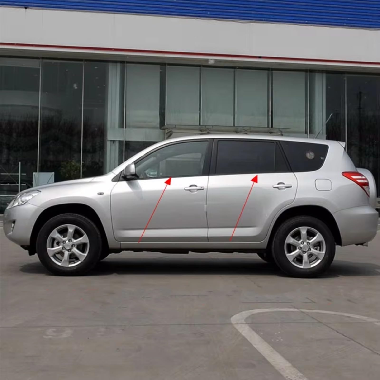 サイドウェザーストリップ 75710-0R020 75720-0R020 4個 車窓