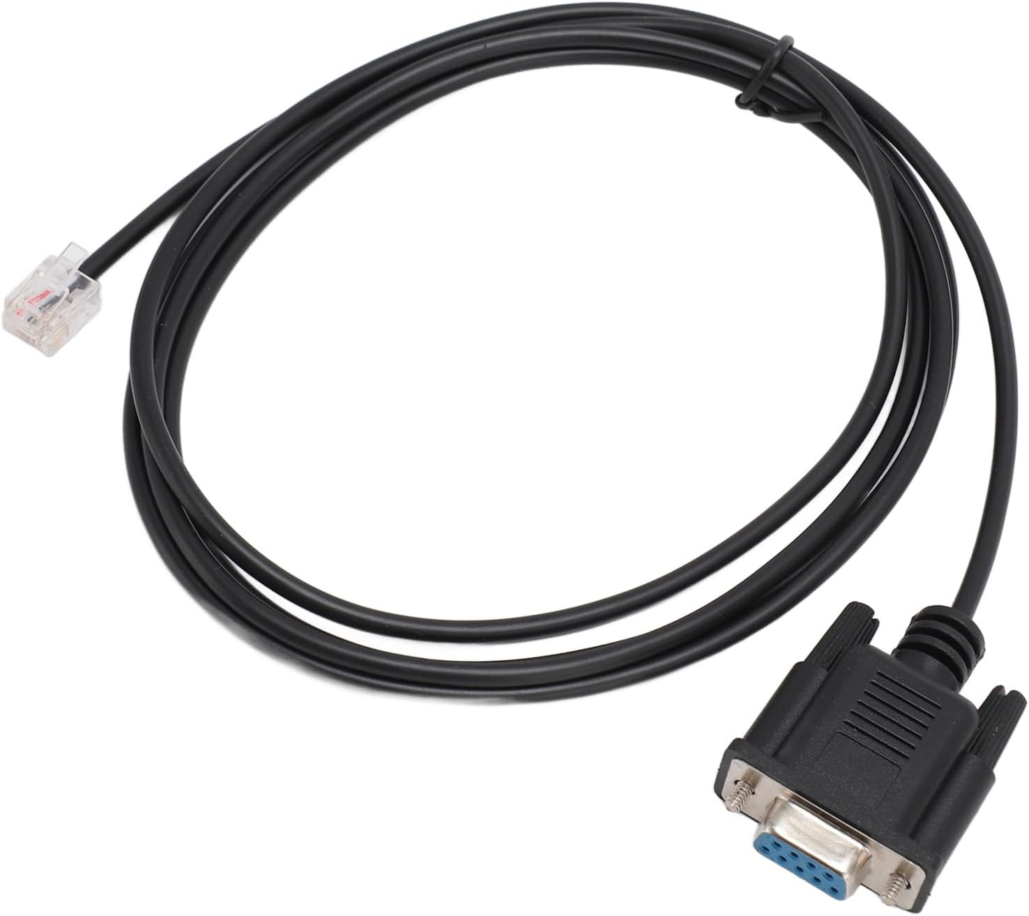 Yosoo Health Gear DB9 RS232 to RJ11 6P4C Serial Console Cable for APC AP7800 AP7900 940‑0144A, 6ft PVC 6P4C Extension Cable, RS232 to RJ11, DB9 to RJ11 Adapter, Plug and Play