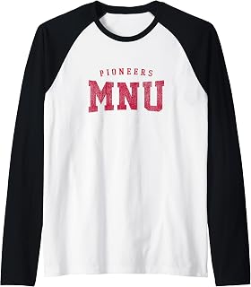 MidAmerica Nazarene of Technology Arch Vintage for Men Women Raglan Baseball Tee