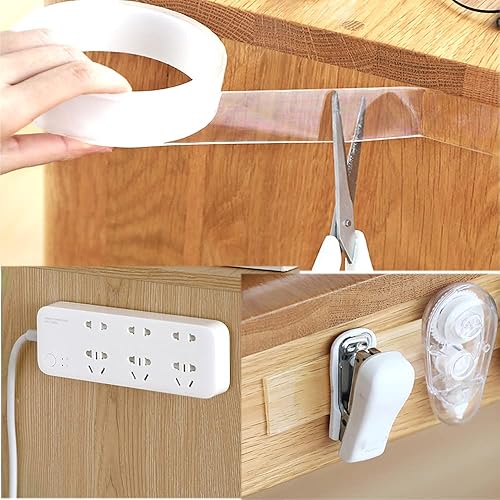 Miniatura 2 de Nanotechnology - Cinta adhesiva reutilizable de doble cara sin rastros, cinta adhesiva de gel extraíble para fijar alfombras, decoración de pared