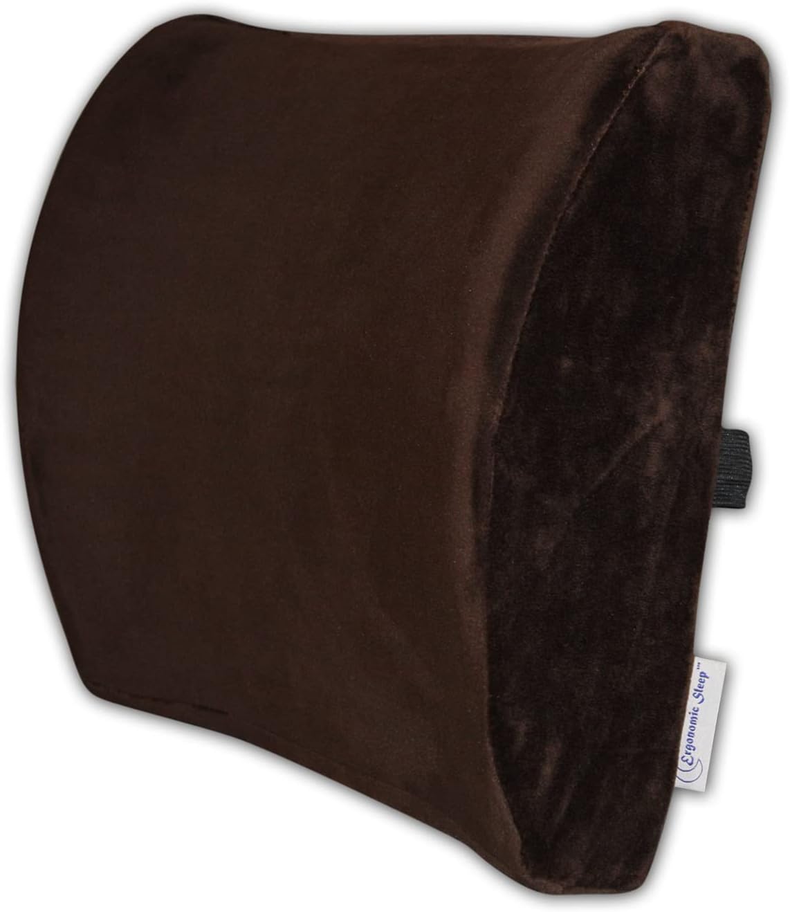 Ergonomic Sleep Lumbar Support Cushion Back Cushion - Alleviates Lower Back Pain - CertiPur-US Certified Foam, 14 x 13 x 5 Inch (Black), 1 pc : Health & Household
