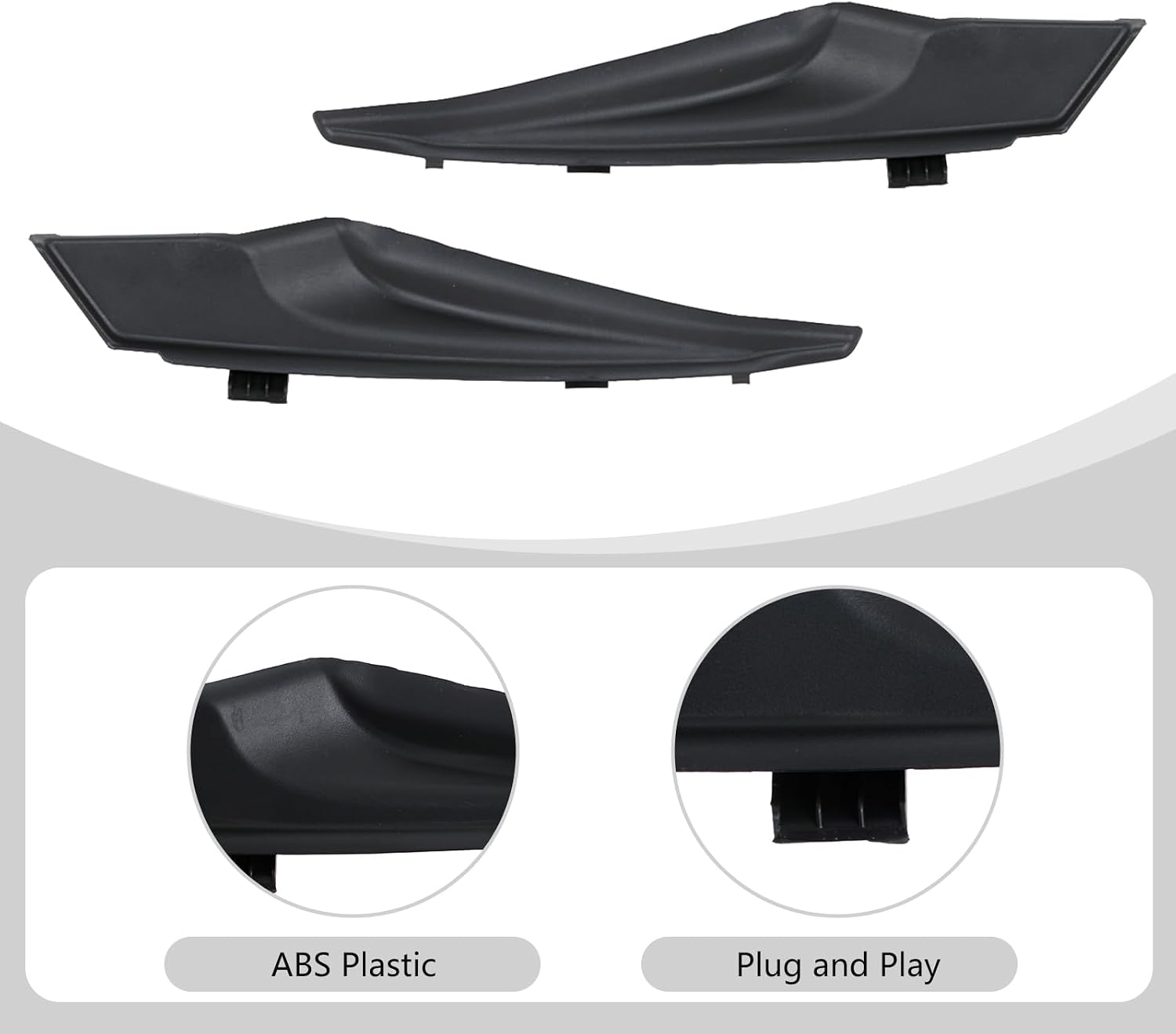 Car Front Windshield Wrap Corner Wiper Trim Cover for Toyota Corolla 2014-2019 53824-02140 53823-02140 Left&Right