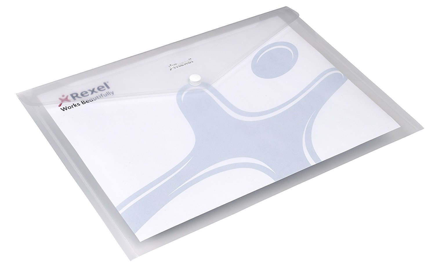 Rexel Ice Popper Wallets A4 Clear Landscape Folder (Pack Size 5)