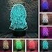 Produktbild Spielcharakter Lampe, Led Nachtlicht Kinder 3D Nachtlicht, 16 Farben Ändernde Optische Täuschung Usb Lampe - Perfekte Geschenke Für Jungen Mädchen Am Geburtstag Weihnachten Urlaub