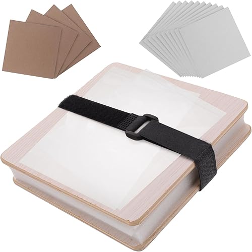 Miniatura 8 de Toyvian 4 juegos de prensa de hojas de flores libro de prensa de flores Kit de prensa de plantas Kit de prensa de muestras de flores, kit de prensa