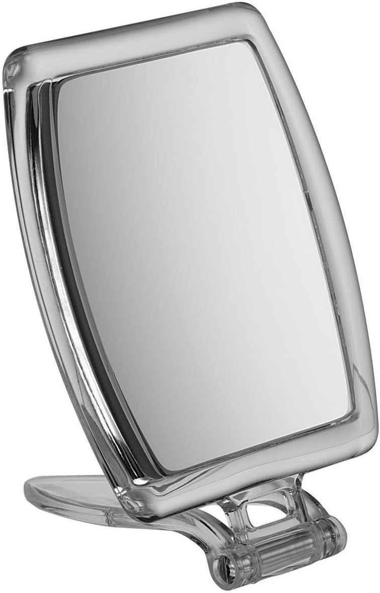 Rectangle Perspex Travel Mirror x 10 magnification - 10cm mirror