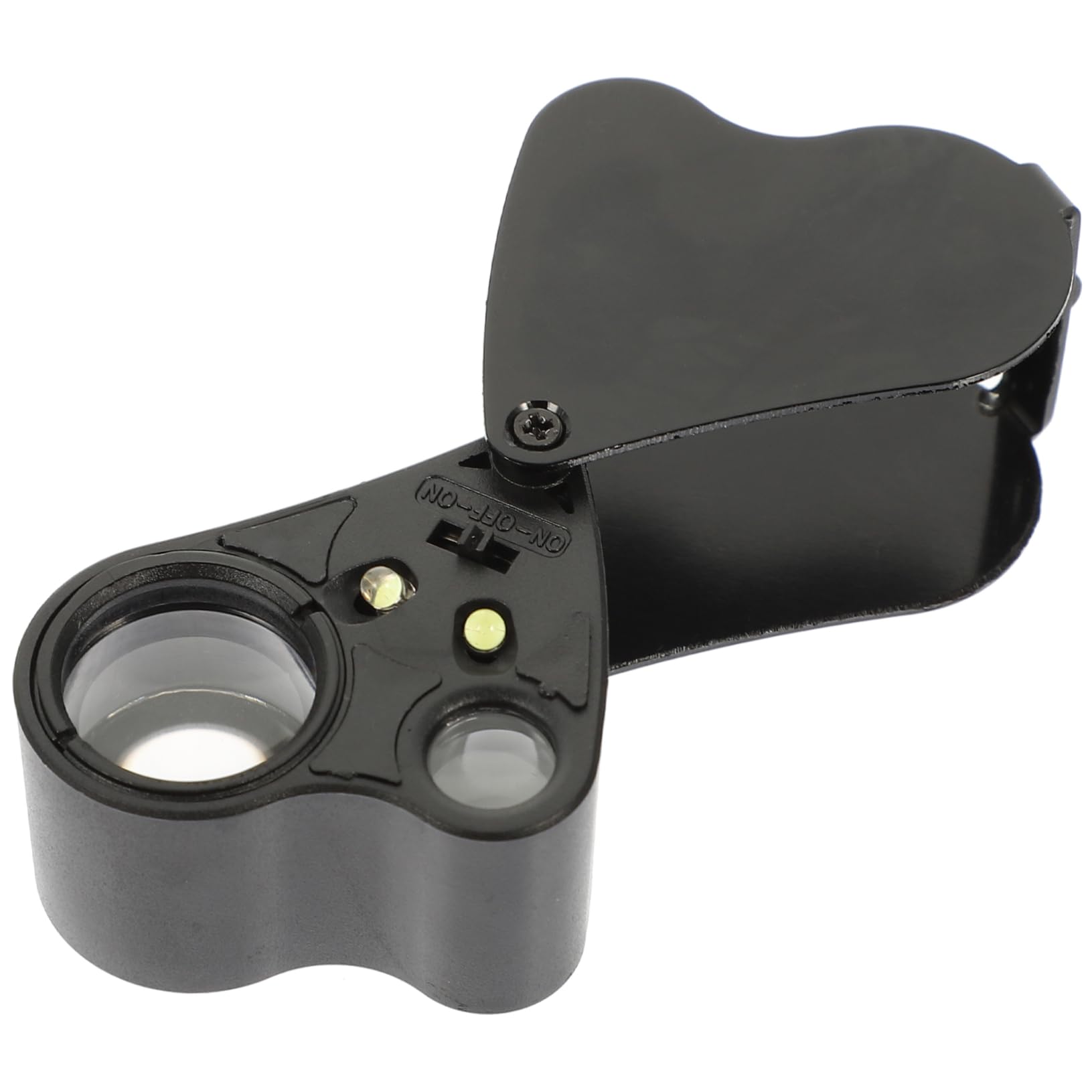 ARTIBETTER LED Illuminated Portable Magnifier for Jewelry Magnification Handheld Loupe with Bright Light Durable Lens for Gems Coins Antiques and Detailed Inspection