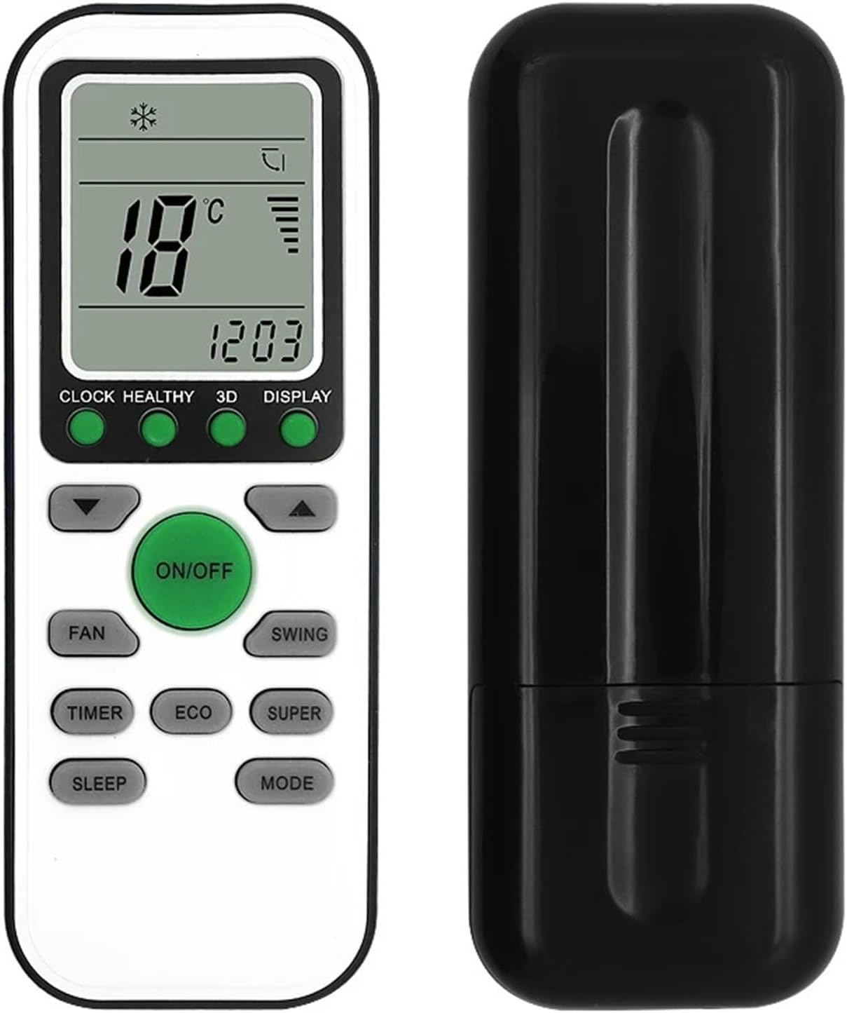 GYKQ-36 Air Conditioner Remote Control, Compatible with ACBSV-09H N12, BSV-09H N12, BSV-12H