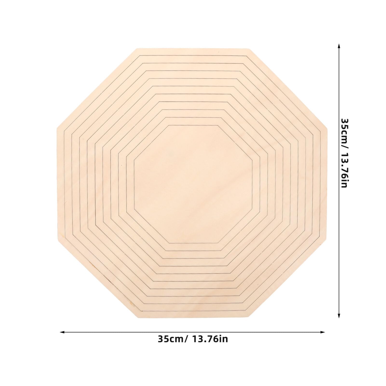 SHINEOFI 1set Utensili per Ceramica Ottagonali Legno Molds Geometrici per Fai da Te Guide di Taglio per Creazioni Strumenti per Modellazione Ceramica Unici