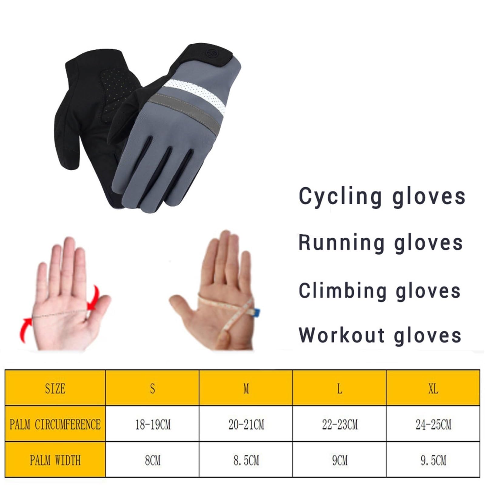 Winter Fahrradhandschuhe Winter-Fahrradhandschuhe, Fahrradhandschuhe, winddicht, wasserdicht, thermisch, warm, Handschuhe, Langstrecken-Fahrradhandschuhe Fahrradhandschuhe Für Radfahren(Black,S)