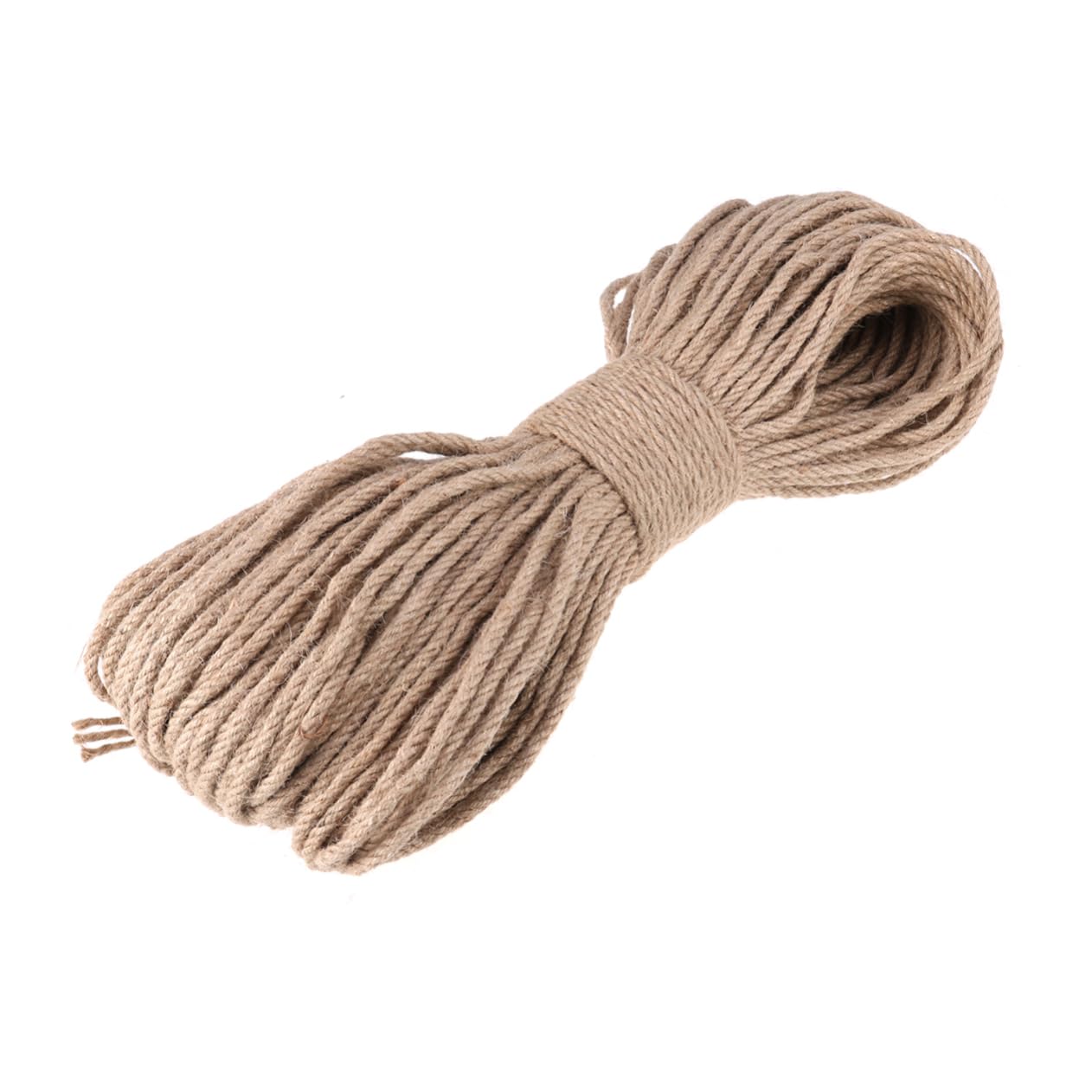 EXCEART Cordón de Yute Natural de Metros Hilo de Yute para Manualidades Decoración de Fiestas Cuerda de Jardinería