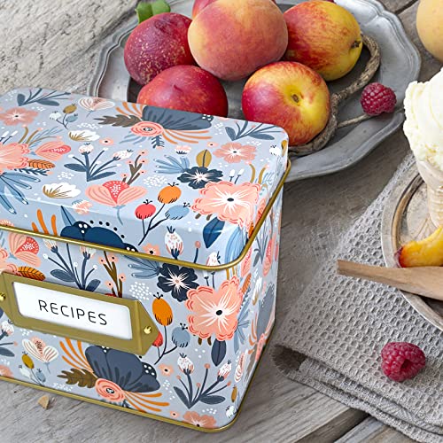 image for SUPMIND Recipe Box, Recipe Card Box for 4