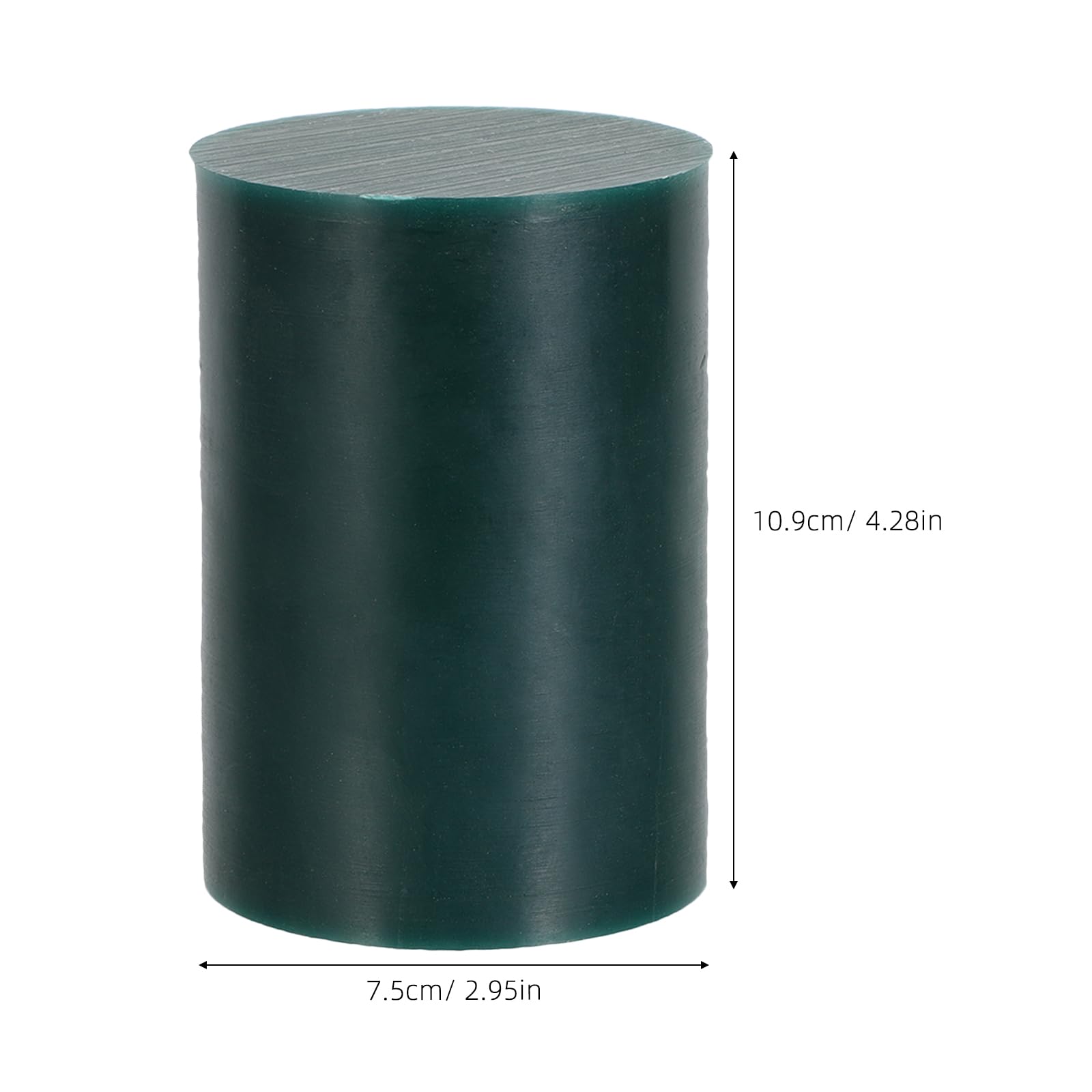 Tubo di Cera per Intaglio e Fusione di Gioielli 76mm Verde, Strumento per Creazione Braccialetti e Anelli, Modellazione Precisa per Artigiani del Settore Orafo