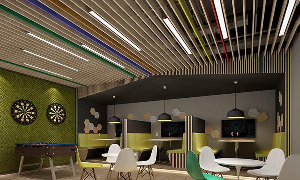 LED 24W Silber Extra Lang Pendellampe1200mm 6000K Aluminium Acryl Höhenverstellbar Hängeleuchte Deckenleuchte Pendelleuchte Zwei Installationsoptionen Für Keller Küche Büro Beleuchtung