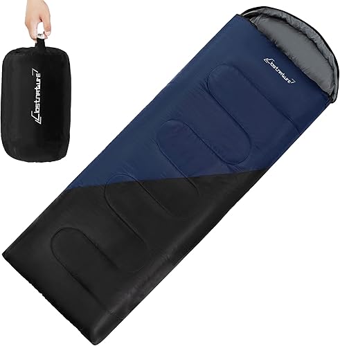 Clostnature Sleeping Bag for Adults and Kids - Lightweight Camping Sleeping Bag for Girls, Boys, Youths, Ultralight Backpacking Sleeping Bag for