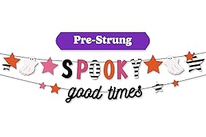 HOUSE OF PARTY Spooky Banner - 41 Inches Pre Strung | Cute...