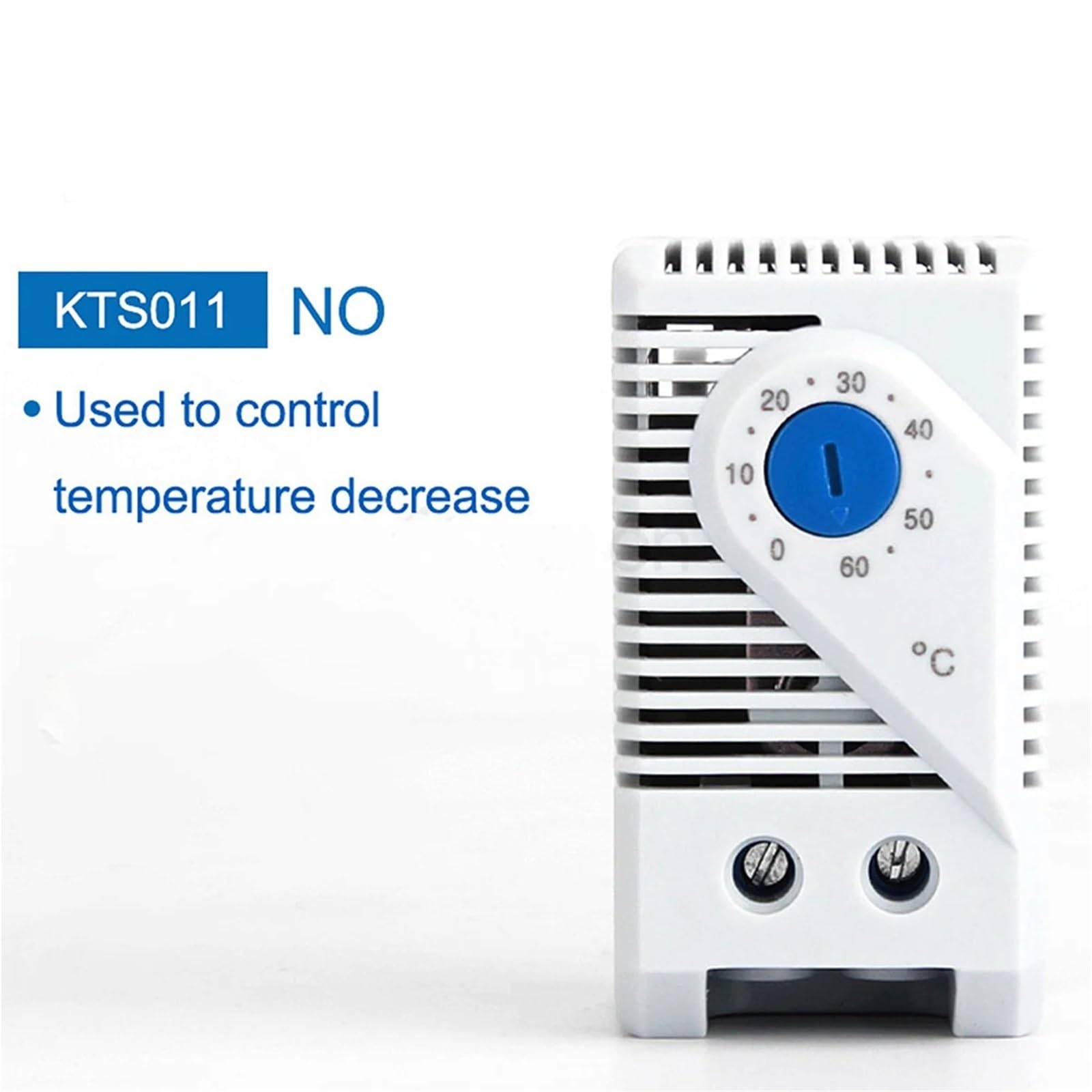 3 pezzi KTO011 Mini termostato for armadio Regolatore di temperatura meccanico compatto
