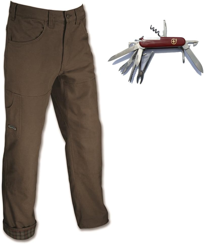 Arborwear Flannel Lined Original Tree Climber Pant - With Free Pocket Knife (34X32)