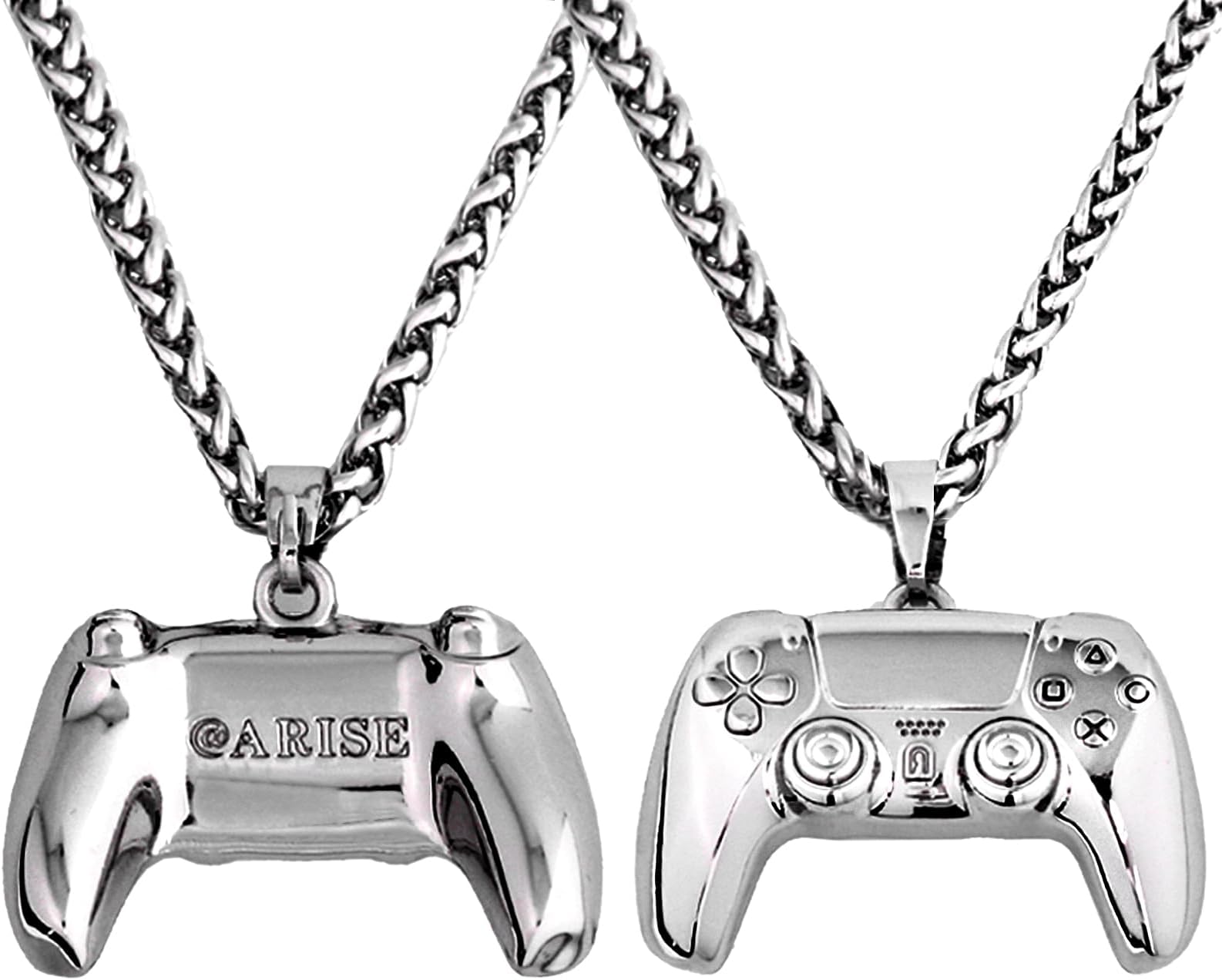 lced Out Game Controller Pendant, Cool Style Hip Hop Chain Necklace for Men, Women, Boys, Girls and Friends