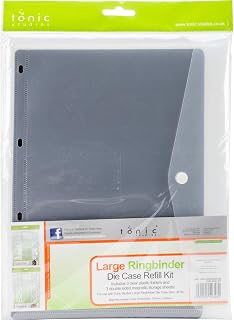 Tonic Studios Large Ring Binder Die Case Refills 3/Pkg-A4 Magnetic Sheets W/Plastic Sleeves