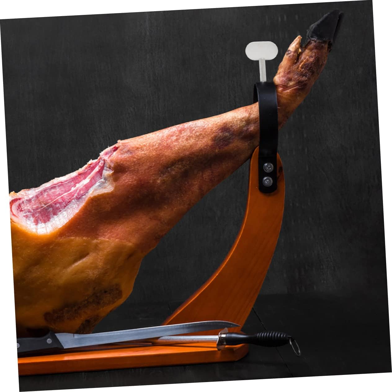 4 セット ハム 保管 ラック ハム ステーキ メタル ハム スタンド ハム 固定 ラック ハム スタンド 交換 パーツ ステンレス