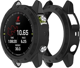 Garmin MARQ Athlete Adventurer Captain Golfer Aviator Driver Commander Case Cover Soft TPU Anti-Scratch Protective Shell Bezel Bumper Cover Case for Garmin MARQ Gen 2 Series Watch