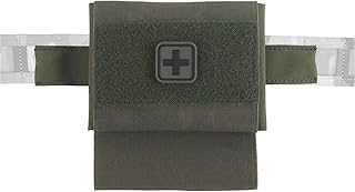 Bolsa Táctica de Primeros Auxilios, Kit Médico IFAK de Dos Monturas, Bolsa de Supervivencia de Emergencia para Actividades al Aire Libre(Green)