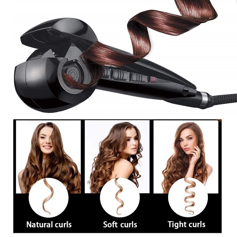 Image of Professional Pro Perfect Ladies Hair Curler Machine With Revolutionary Automatic Curling Technology Curly Hair Machine For Womens Girls (Multicolour) (Perfect Curler A)