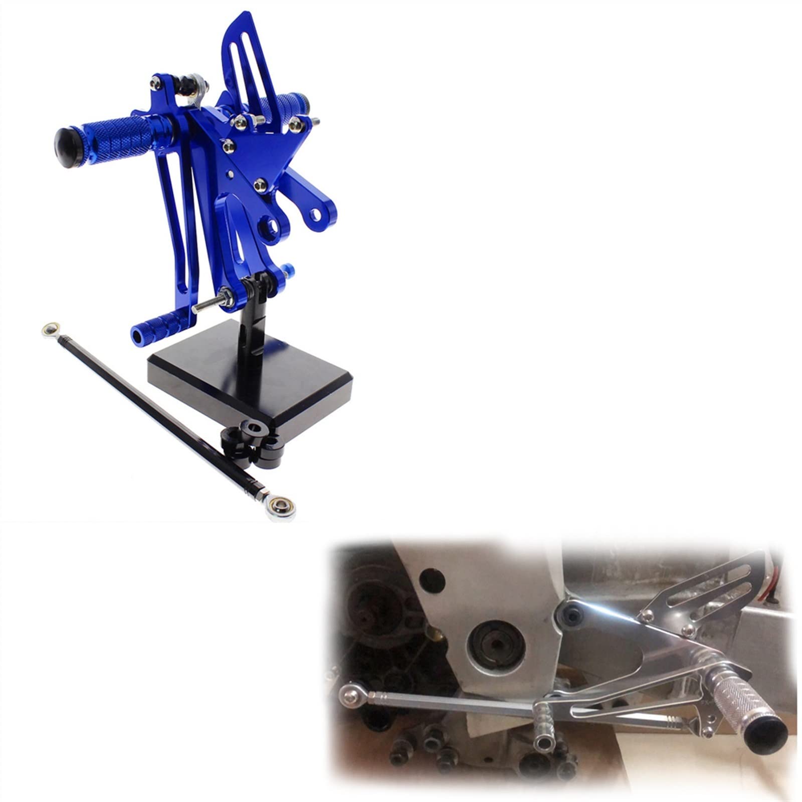 Foot Pedal for Honda NSR250 NSR 250 MC21 PGM1 PGM2 PGM3 1990-1993 1991 1992  MC28 PGM4 1994-1997 1995 1996 Motorcycle Rearset Rear Set Foot Peg Pedal