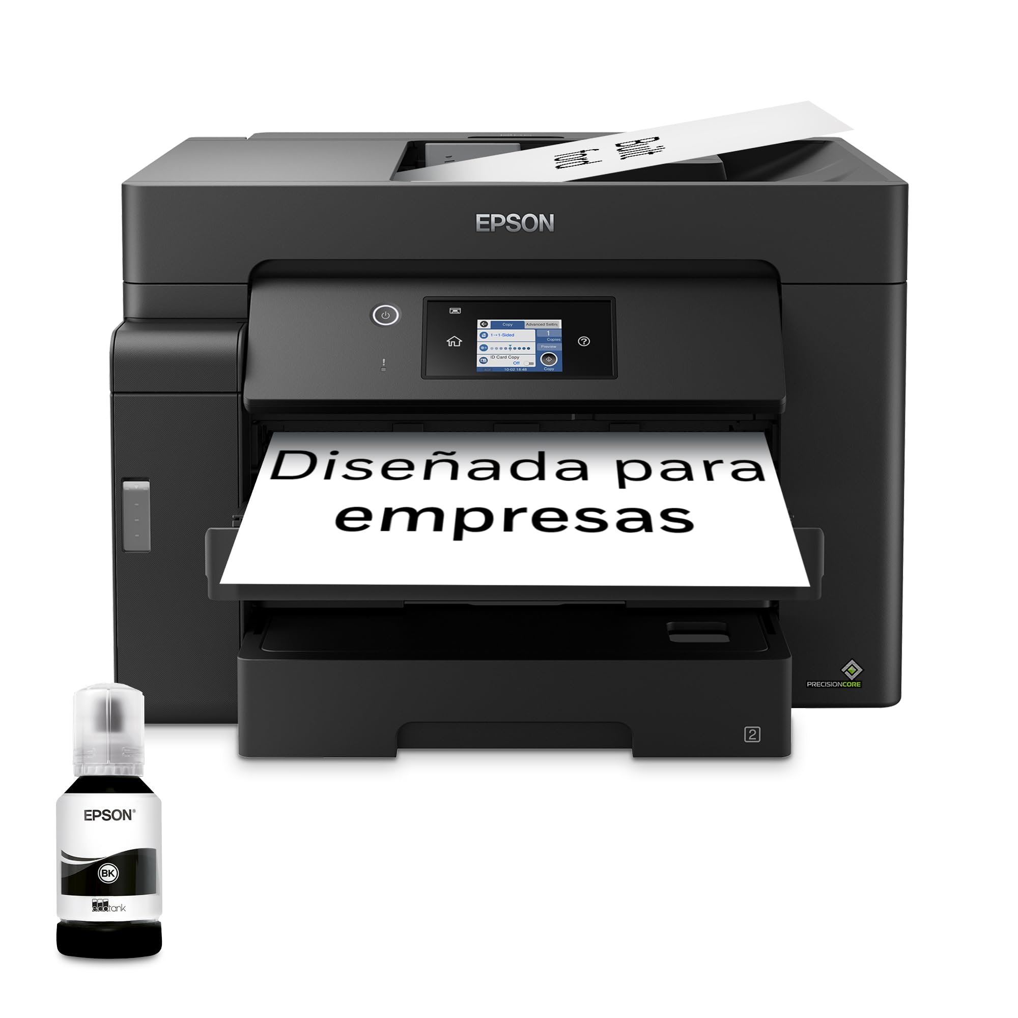 Epson EcoTank ET-M16600 I Impresora de Depósito de Tinta | Impresión Monocroma | Wi-Fi | A3+ | Imprime Doble Cara | Imprimir, Copiar, Escanear | Pantalla Táctil 6.8cm | ADF