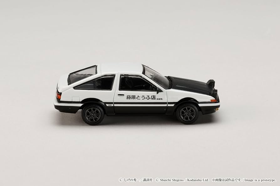 1/43★イニシャルD★トヨタ スプリンタートレノ★AE86★頭文字D★藤原拓海 1/64 Toyota SPRINTER TRUENO GT APEX AE86 / 頭文字D VS 高橋