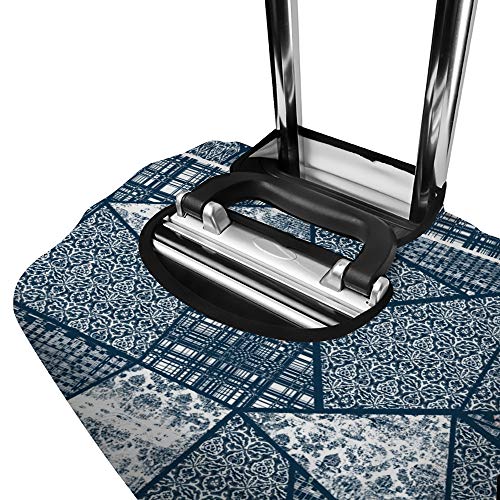 Housse de protection pour bagages lavable patchwork floral avec tissu extensible - 3