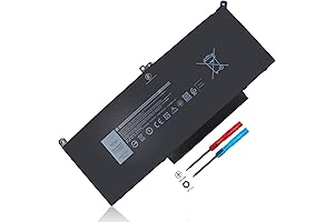 60WH Replacement Laptop Battery For Dell Models 12, 13, 14 7000 Series