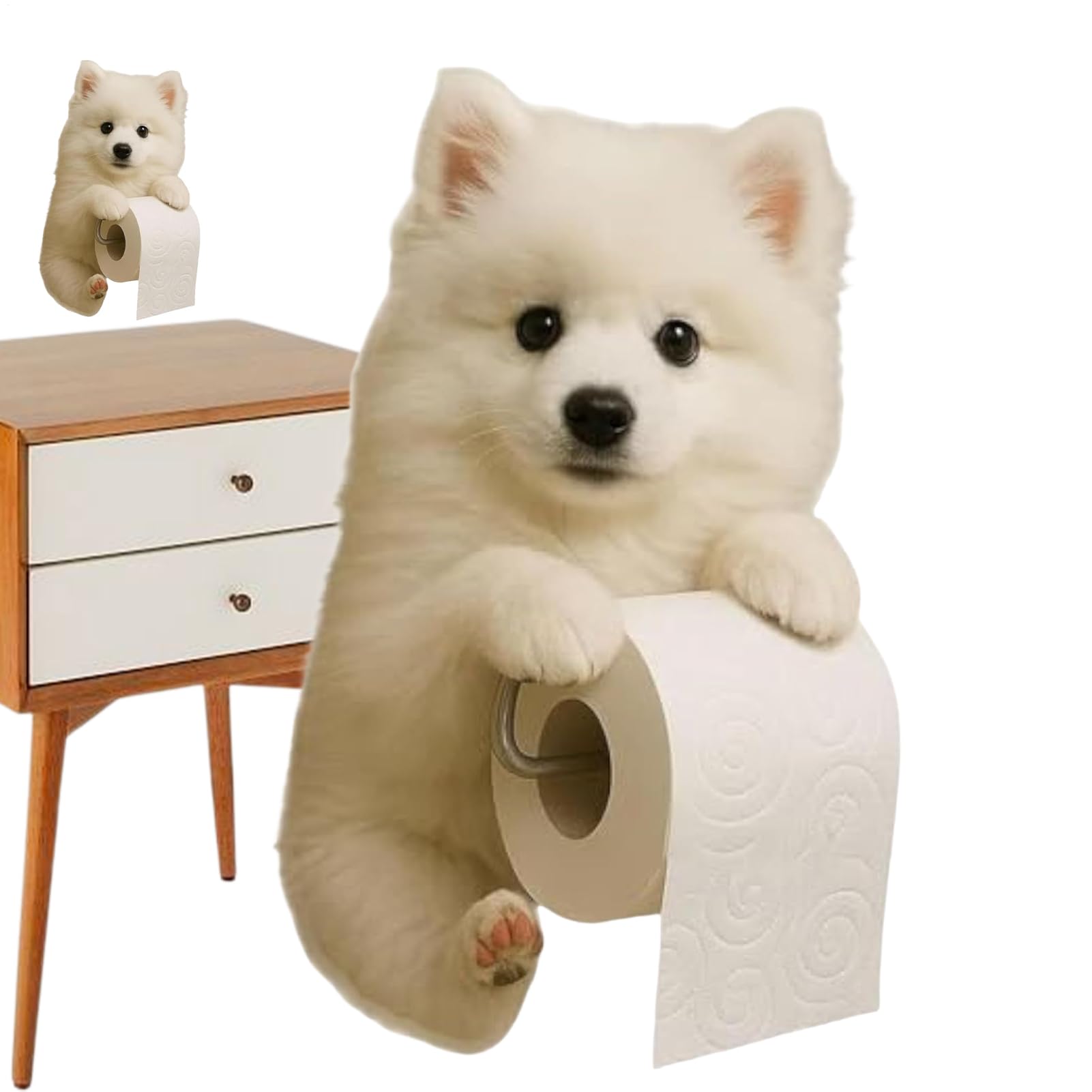 Portarotolo A Forma Di Cane Supporto Da Parete Portaoggetti Distributore Di | Porta Rotolo A Forma Di Cane Divertente Bagno Per Cucina, Camera, Casa, Appartamento, Dormitori
