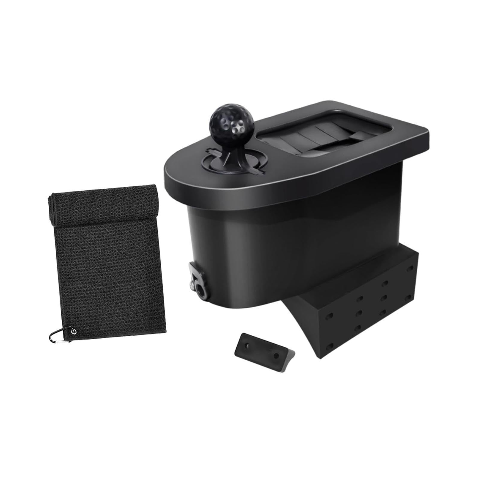 Limpiador de Palos de Golf con Toalla de Golf, Portátil para Hombres Y Mujeres, con Soporte para Varilla, Ideal para Carritos de Golf.