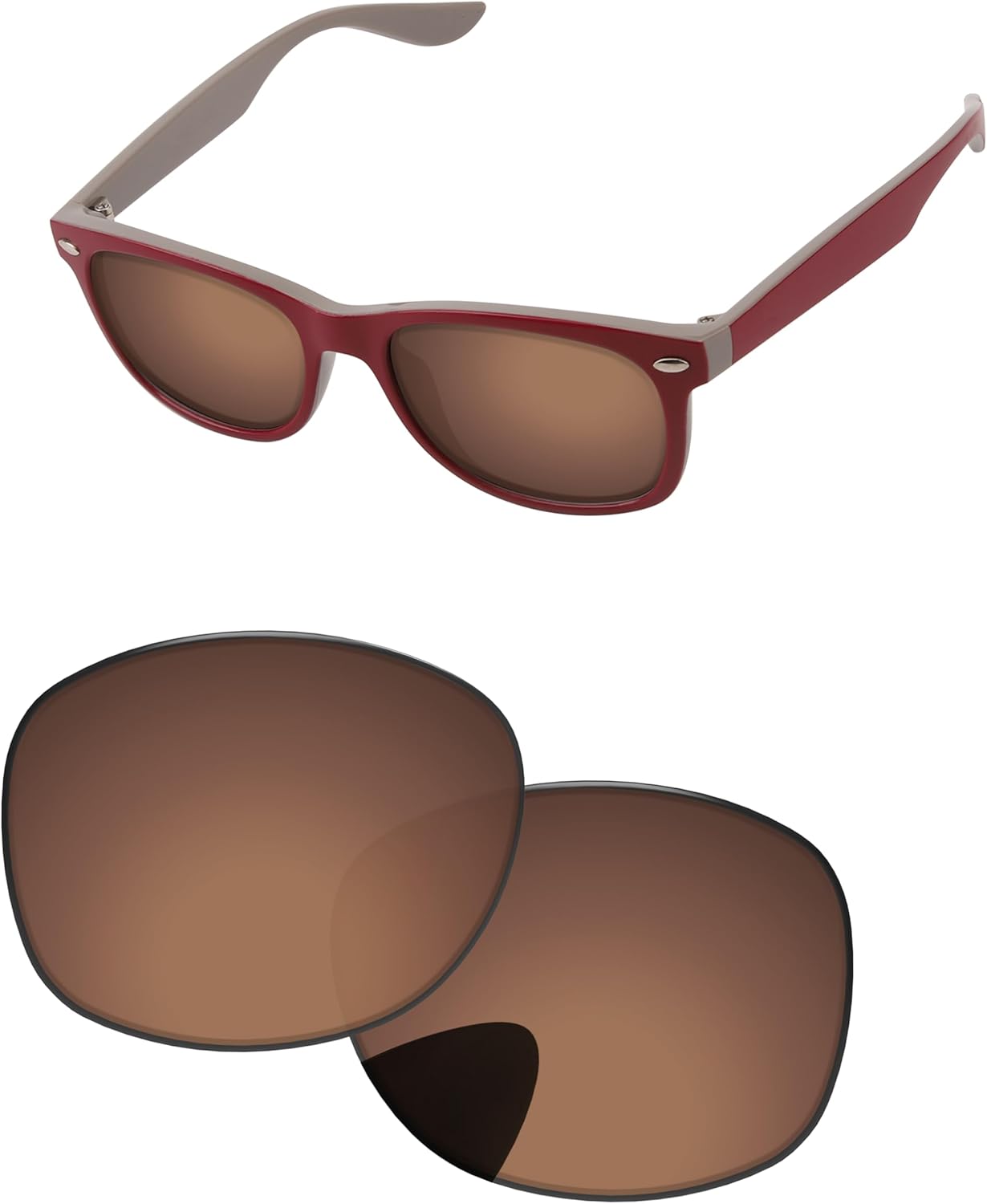 Replacement Lenses Compatible with Ray-Ban RJ9052S 47mm Sunglass