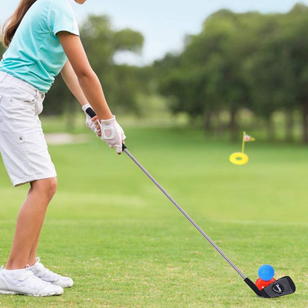 Wakects Set de Golf para Niños, 10 Piezas de Plástico Palos Pelotas Tees