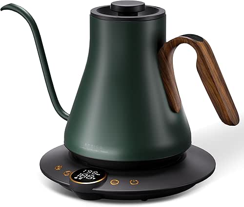 Cocinare FLOW B9 Gooseneck Electric Kettle, Precise Temperature Control for