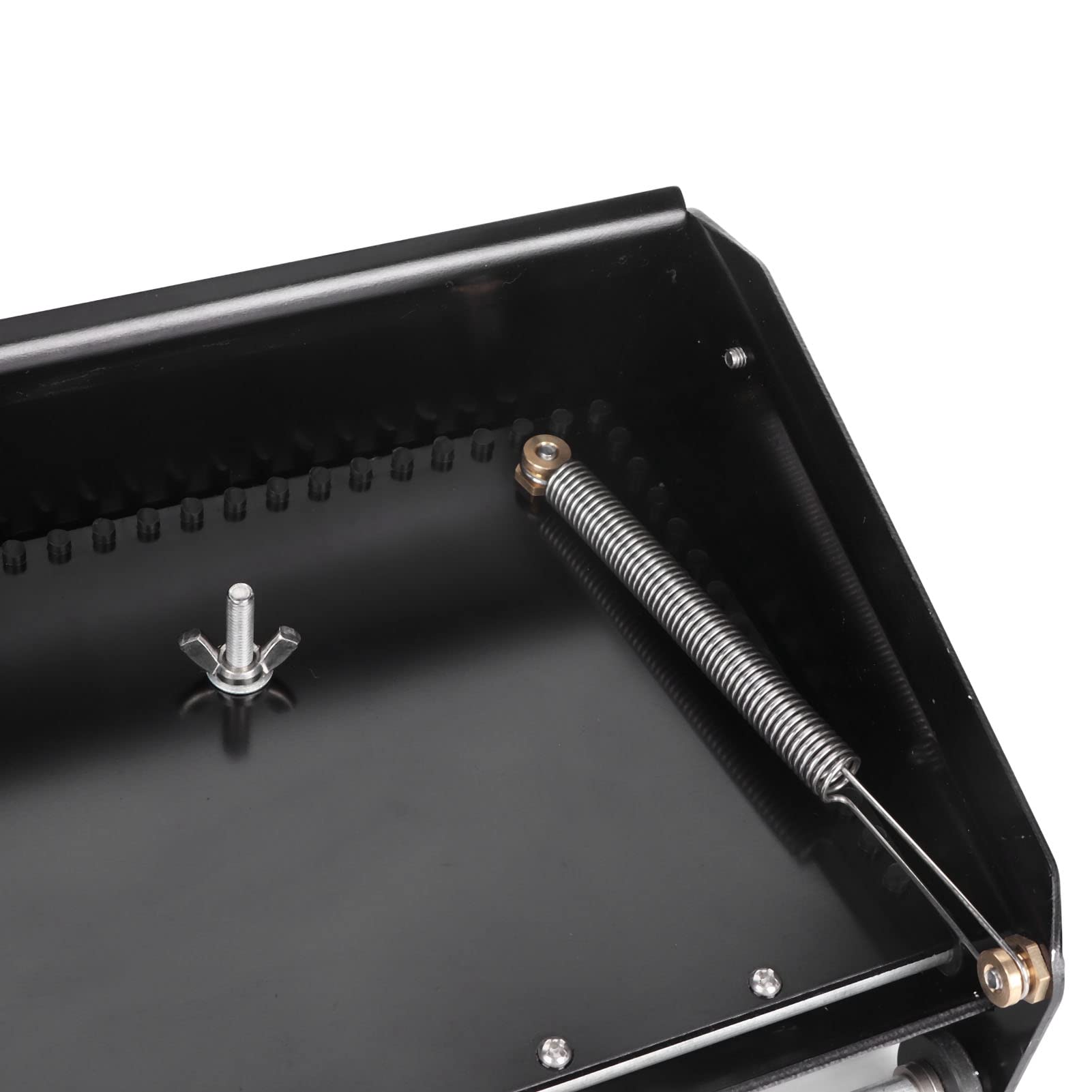 KIMISS Strumento per Scatola di Finitura per Cartongesso per Raschiare Polvere di Stucco - Scatola Piatta Professionale in Alluminio per Intonacare e Rifinire Le Pareti