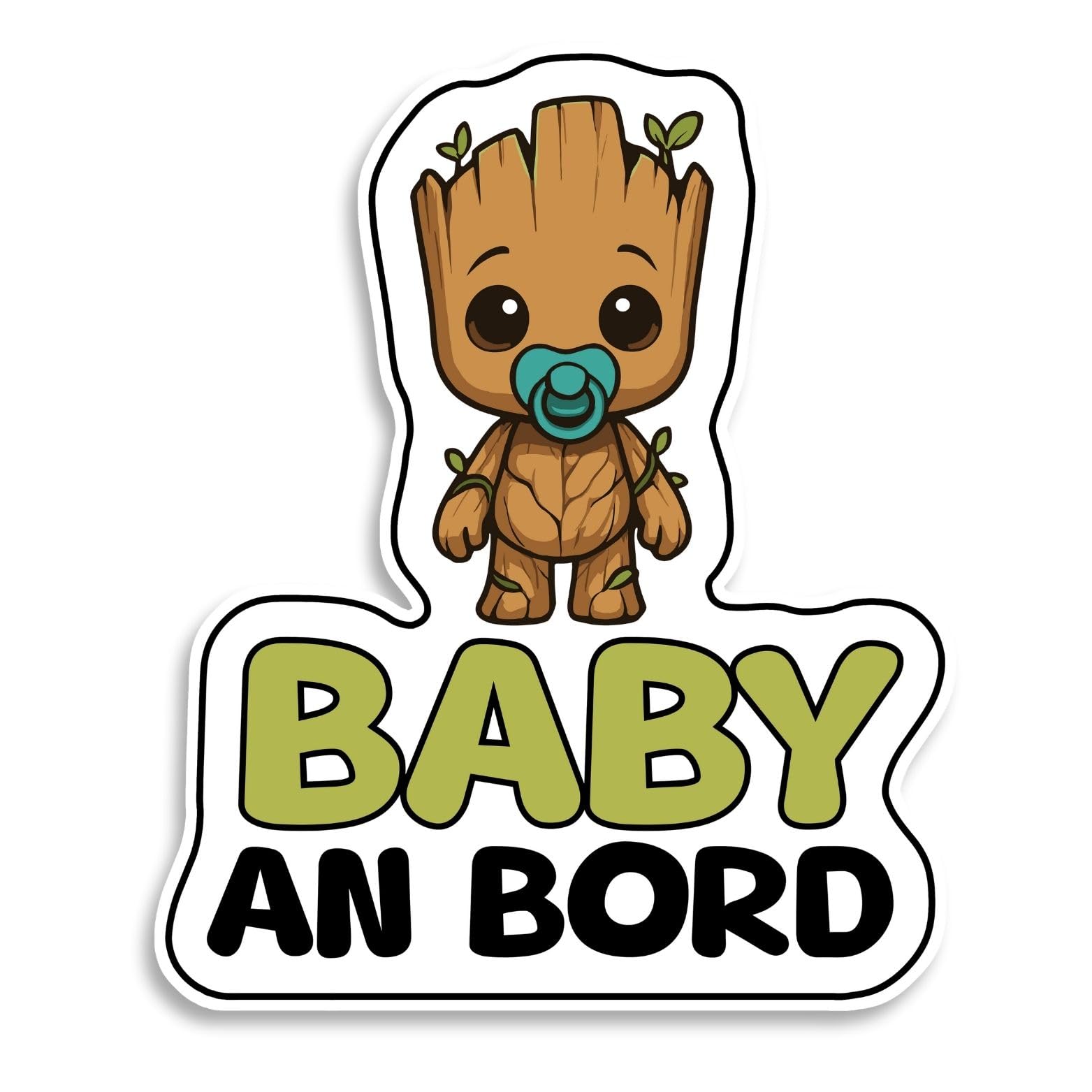 Baby on Board Aufkleber Auto, Baby Superhero, Wetterfest und UV-Beständig aufkleber auto, Sticker for Car