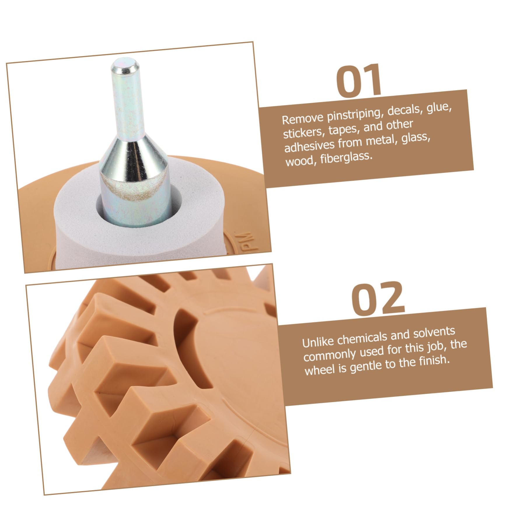 GLEAVI 10stücke Eraser Wheel Klebereste Entferner Für Auto Radiergummi Radierer Für Aufkleber Und Farben Langlebig Und Für Und Andere Anwendungen