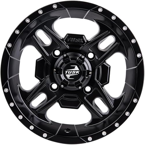 Miniatura 4 de 4/156 Tusk Beartooth Wheel 14x7 4.0 + 3.0 Matte Black
