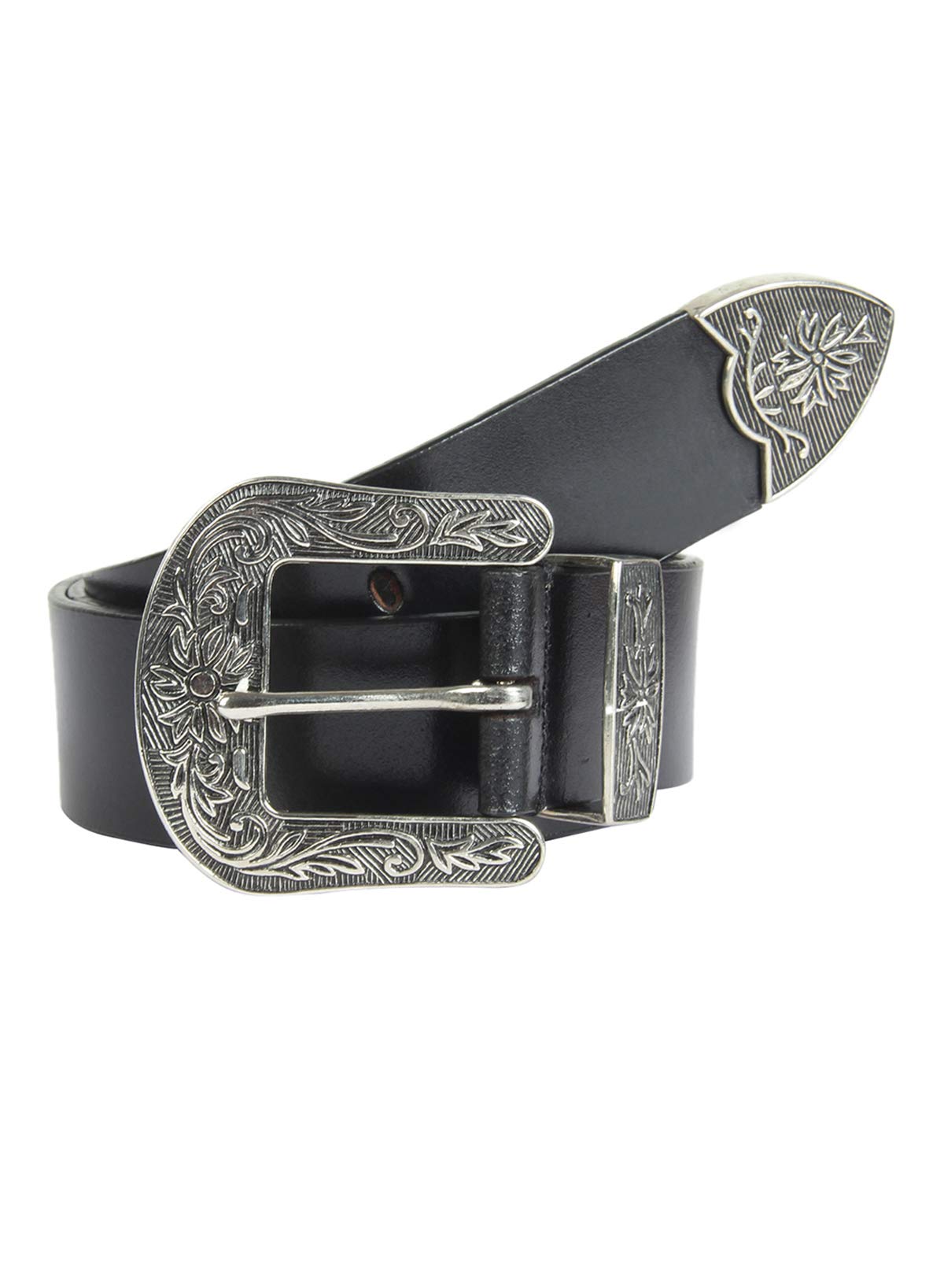 aditi wasan Genuine Leather Men Cowboy Western Belt - Black, Tan and Brown-picture-27
