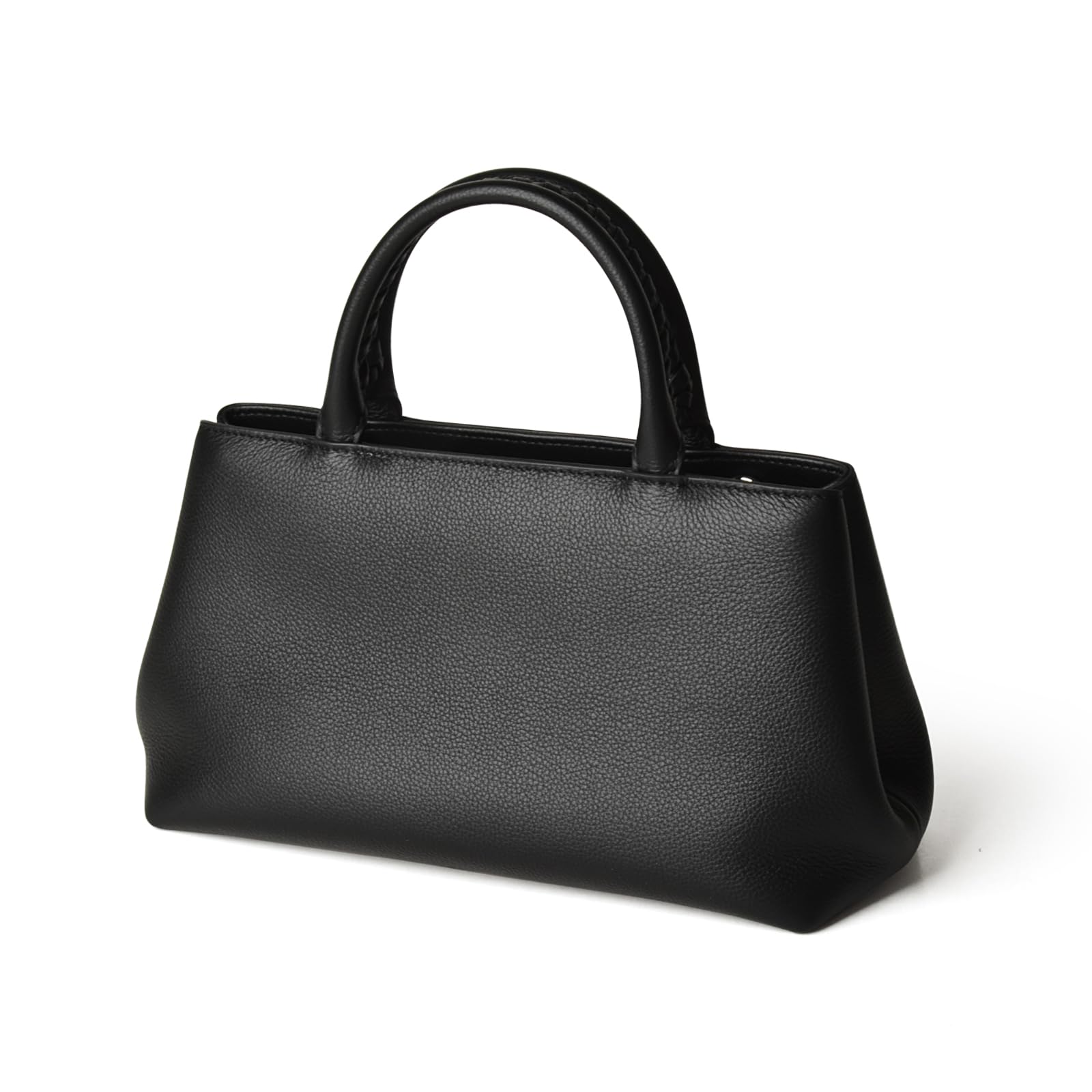 DONNAIN Mini bolso de mano de cuero de grano completo, bolso con asa superior y pequeñas bolsas cruzadas de cuero para mujer con correa ajustable