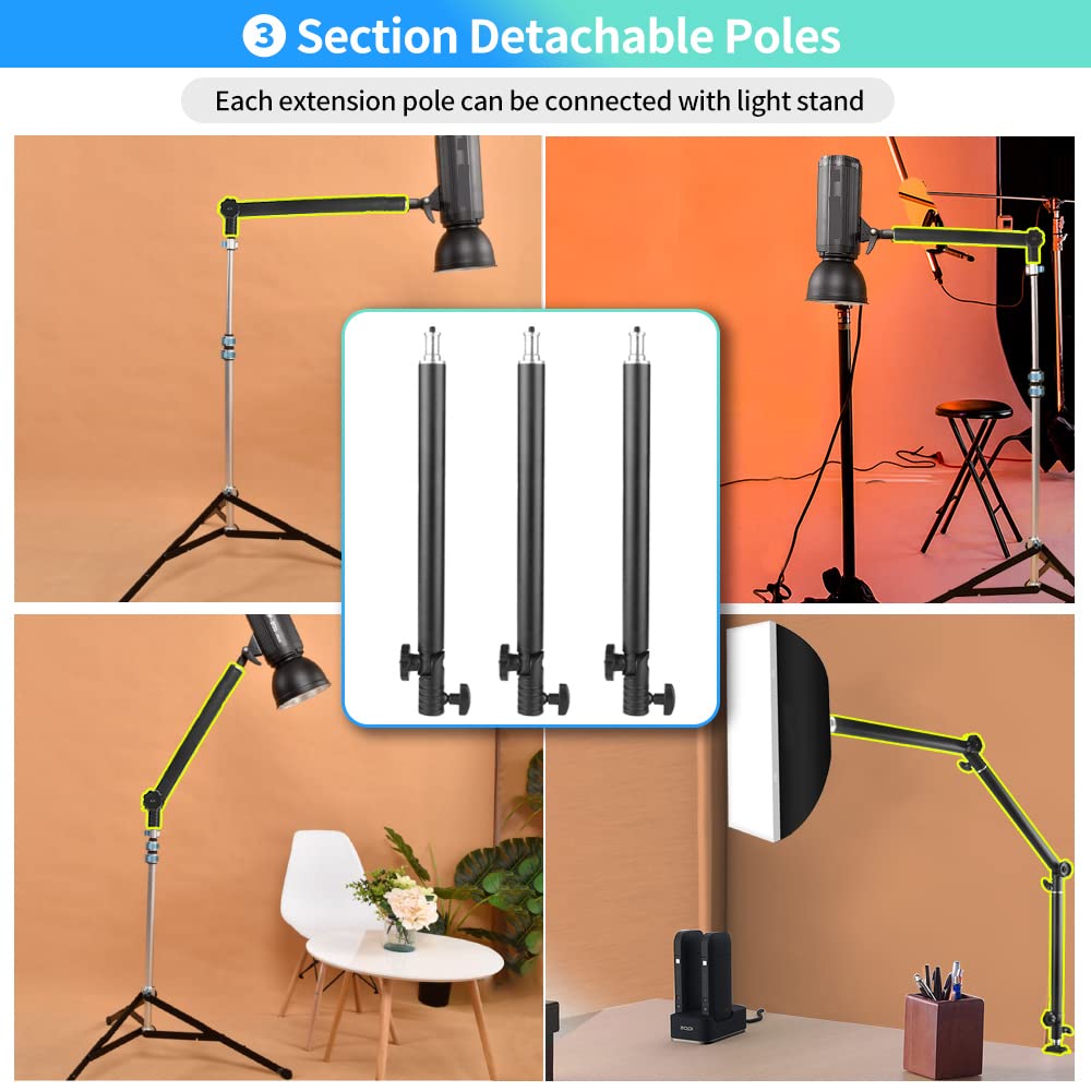 Aluminum Foil 30 Inch Ring Light EMART Camera Desk Mount Table