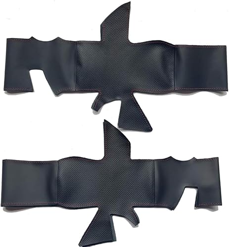 Vista 41 de Funda de volante de piel auténtica para Toyota Tacoma 2012-2020/Toyota Tundra/2010 2011 2012 2013 2014 2015 2016 2017 2018 2019 2020 Toyota 4 Piel