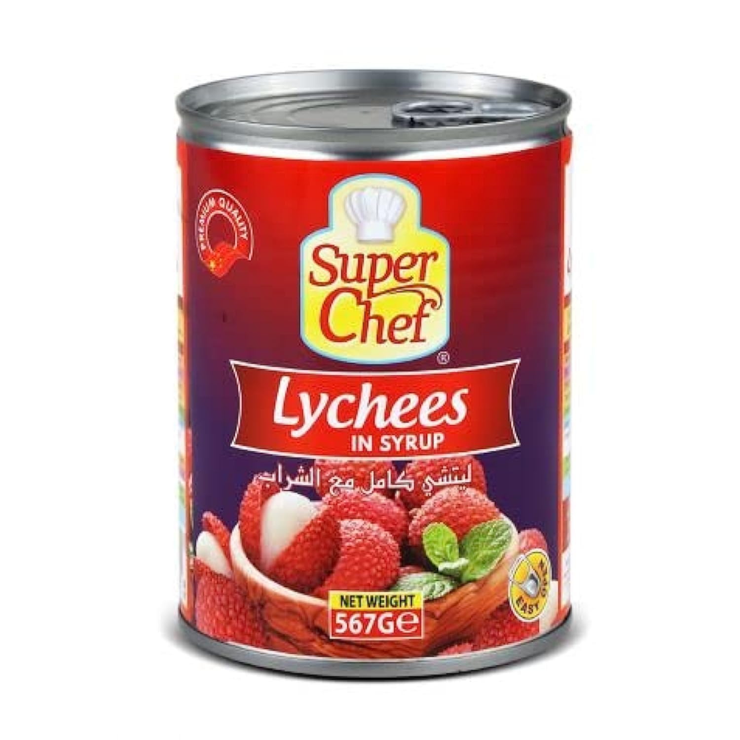 SUPERCHEF Lychee In Light Syrup 565 Gm