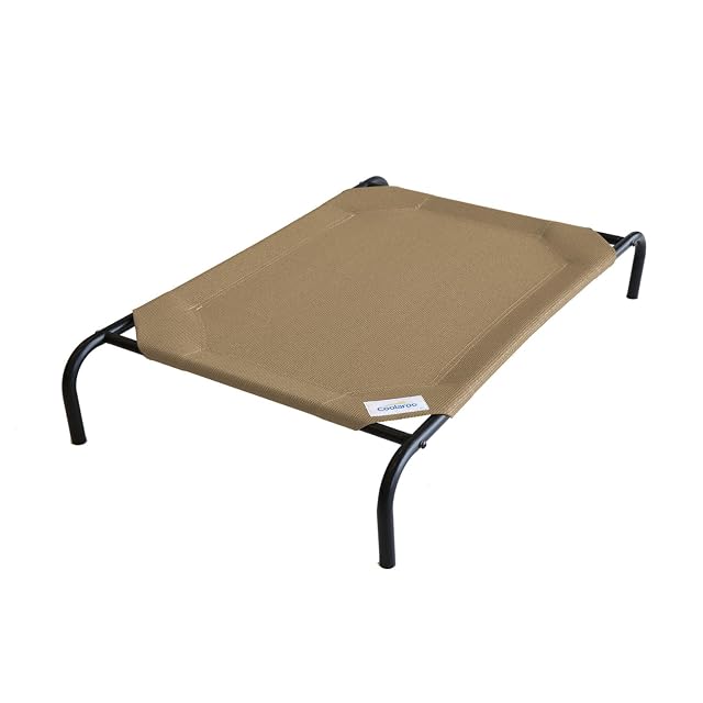 Coolaroo Elevated Pet Bed Large Nutmeg